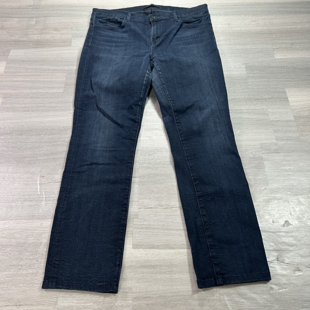 J Brand Skinny Leg Jeans Mens 32x30 Blue Stretch Denim Dark Wash Pants 8111440